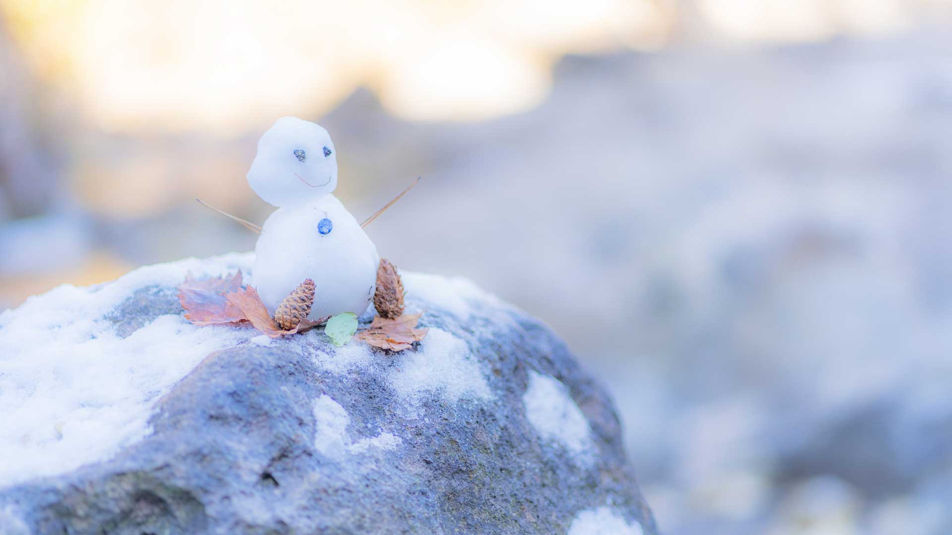 雪ダルマ